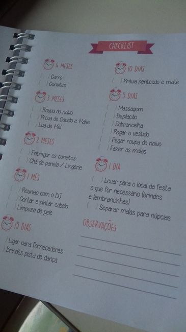 Agenda da Noiva (Planner)