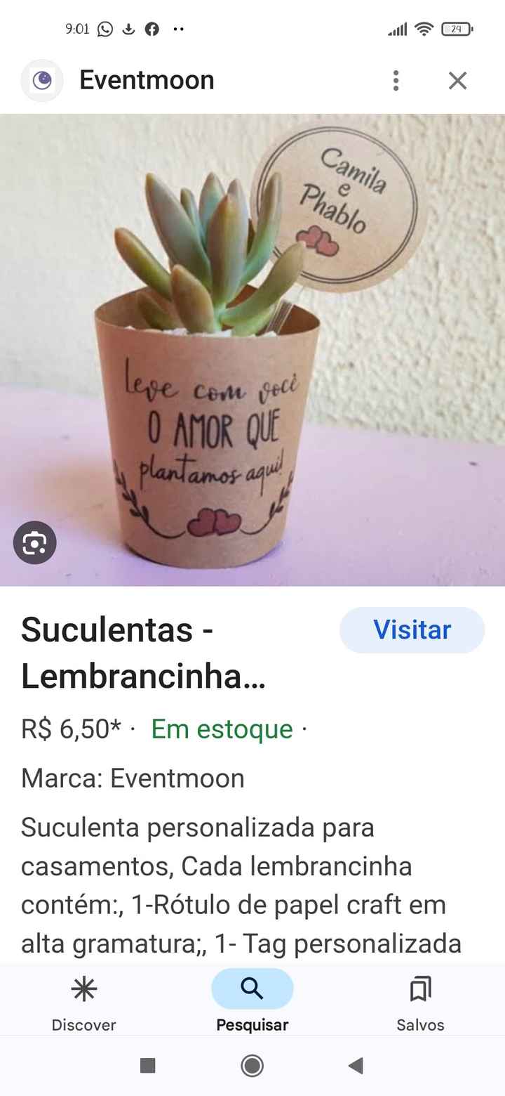 Poste AQUI uma foto da lembrancinha que vão dar para as pessoas convidadas🎁👇 - 1