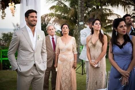 Padrinhos de preto casamento de dia - 2