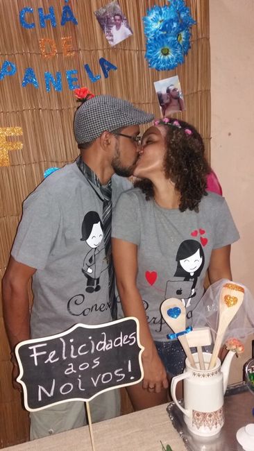Brincadeira, vem cá dar um beijinho!