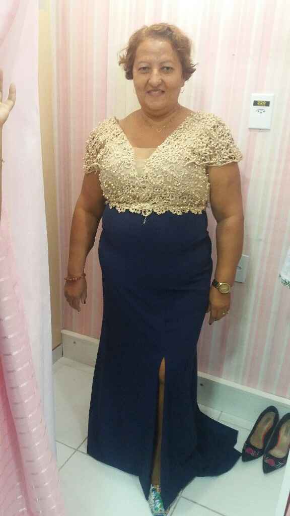 Vestido da mãe da noiva - 1a voltinha procurando - 1