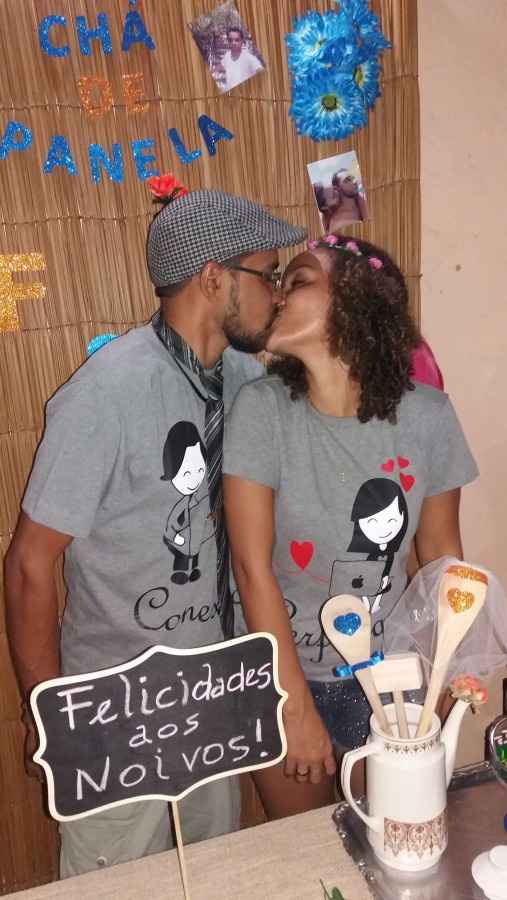 Brincadeira, vem cá dar um beijinho!