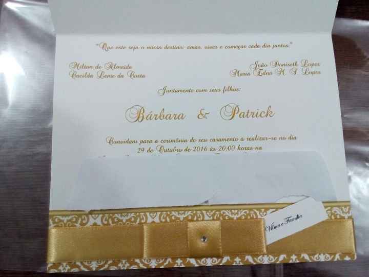 Convites de casamento - 2
