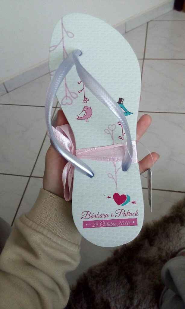 Meus chinelos personalizados chegouuu - 1