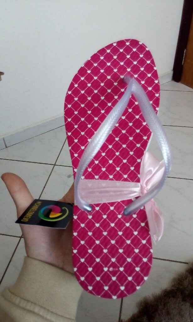 Meus chinelos personalizados chegouuu - 3