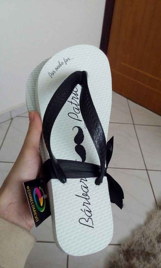 Meus chinelos personalizados chegouuu - 6