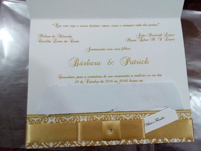 Convites de casamento - 2
