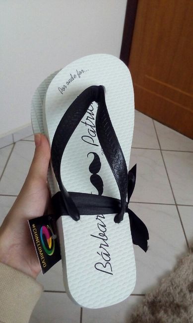 Meus chinelos personalizados chegouuu - 6