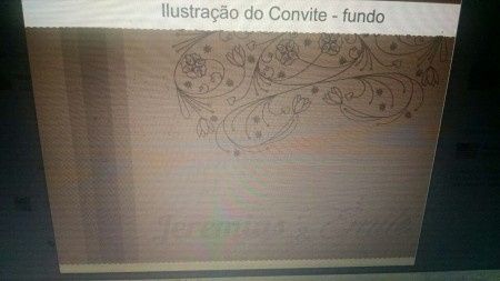 A arte do meu convite...como ta ficando! - 3