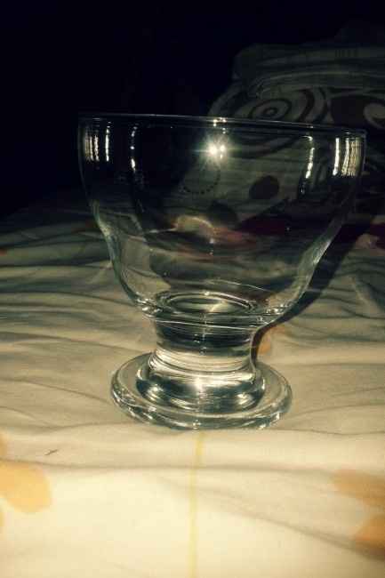 Taça para decoracao da mesa