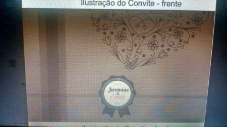 A arte do meu convite...como ta ficando! - 4