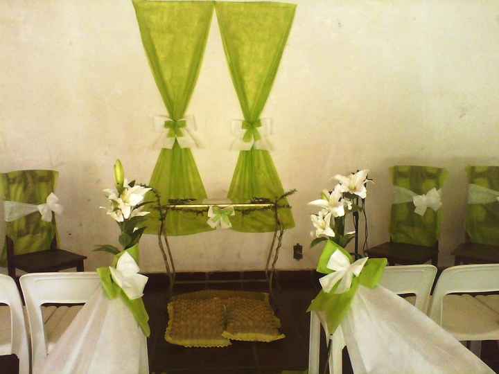 decoração verde