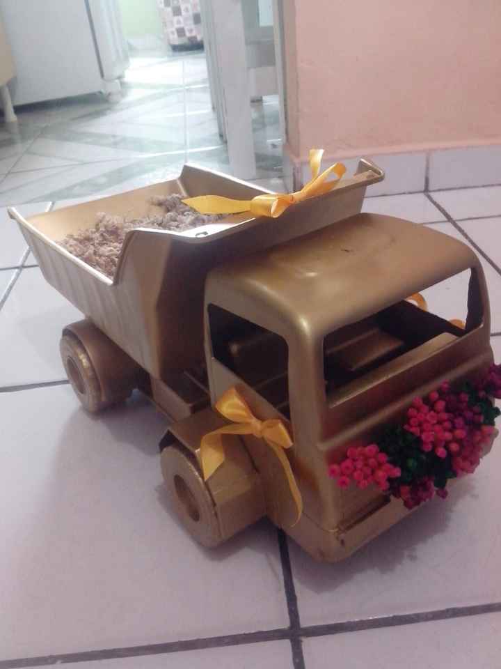 Carrinho para levar as alianças !! DIY - 3