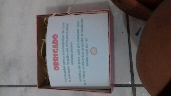 Lembrancinha dos padrinhos - 2