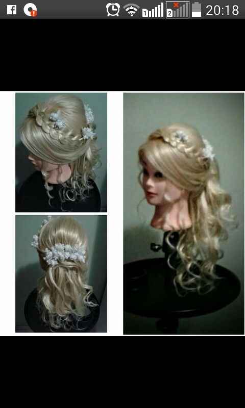 Cabelo curto x penteado - 1