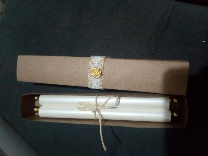 Meu diy do convite dos padrinhos... 3