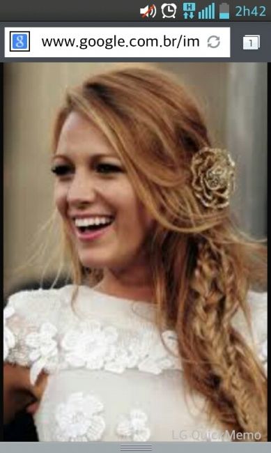 Penteado semi preso com tiara - 1