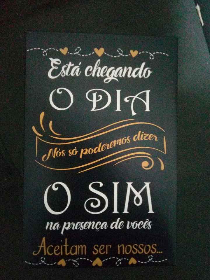 Meu diy do convite dos padrinhos... - 1