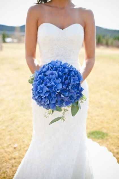 Flor azul: As flores azuis são sinônimo de confiança, harmonia, carinho, amor, amizade e lealdade. C