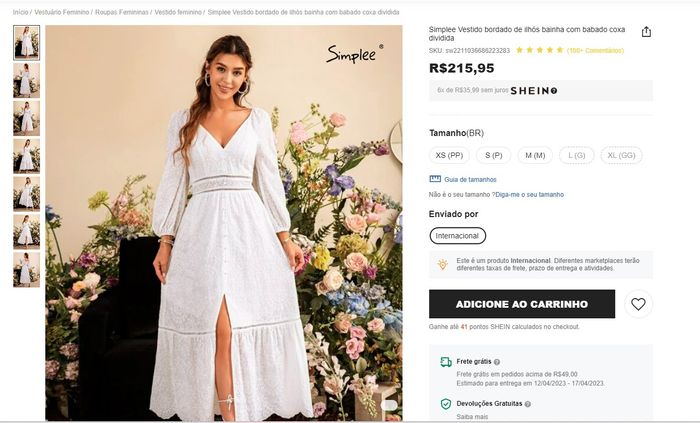 Cívil com vestido da Shein 8