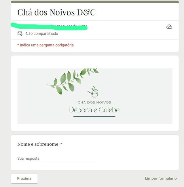 Convite chá de cozinha 2