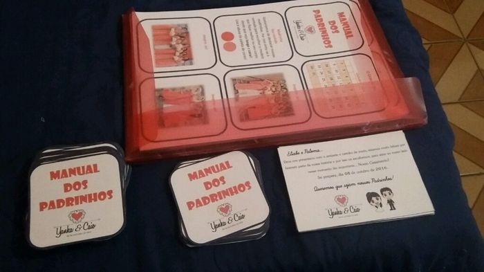 Convite e manual dos padrinho, vem comigo! - 1