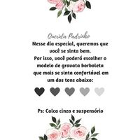 Paleta de cores padrinho
