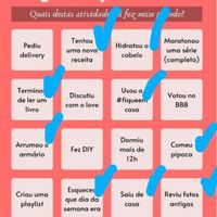 Bingo da quarentena: quem se atreve? #NoivasEmCasa - 1