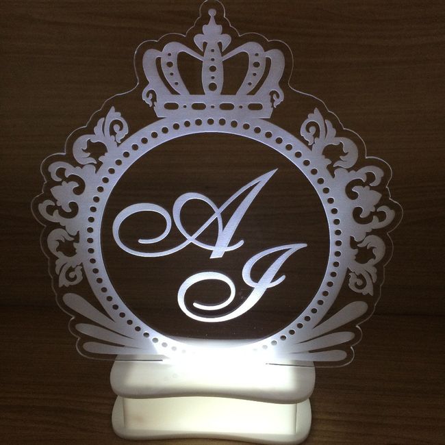 Topo de Bolo Led