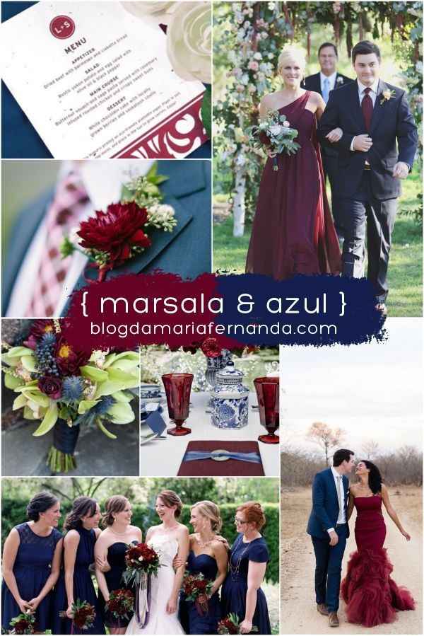Marsala e azul