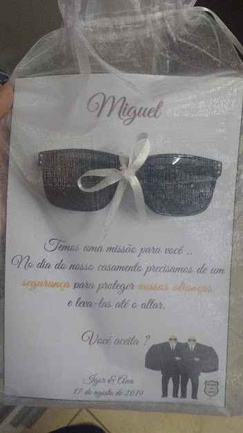 Convite padrinhos
