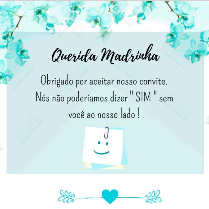 Sobre arte do manual dos padrinhos... - 2