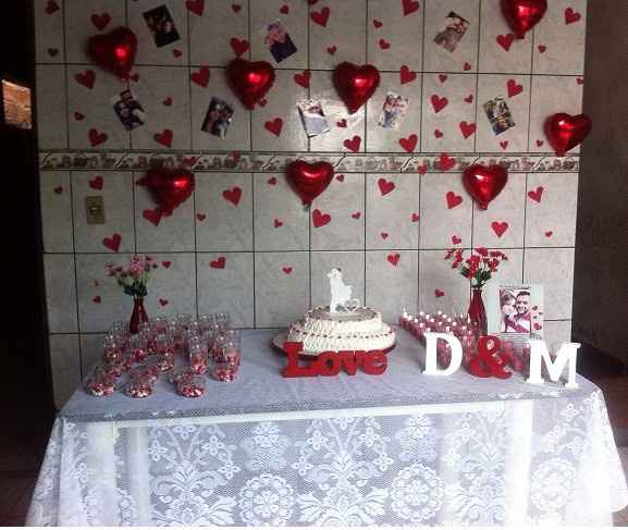Mesa decorada
