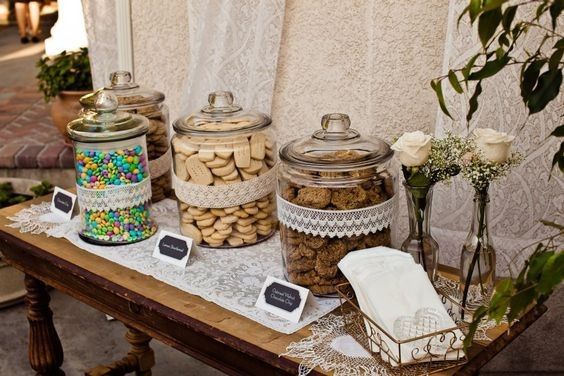 potes de biscoito