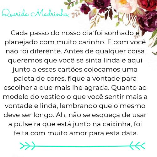 Convite padrinhos