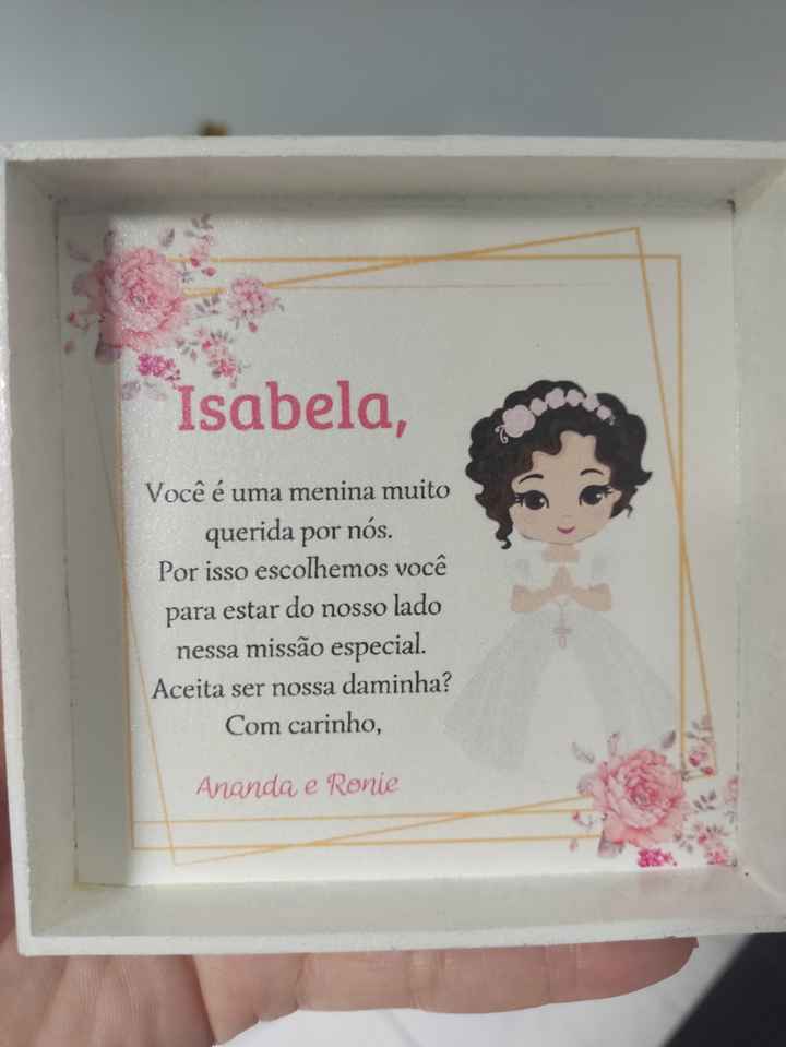 Caixa daminhas de honra - 1
