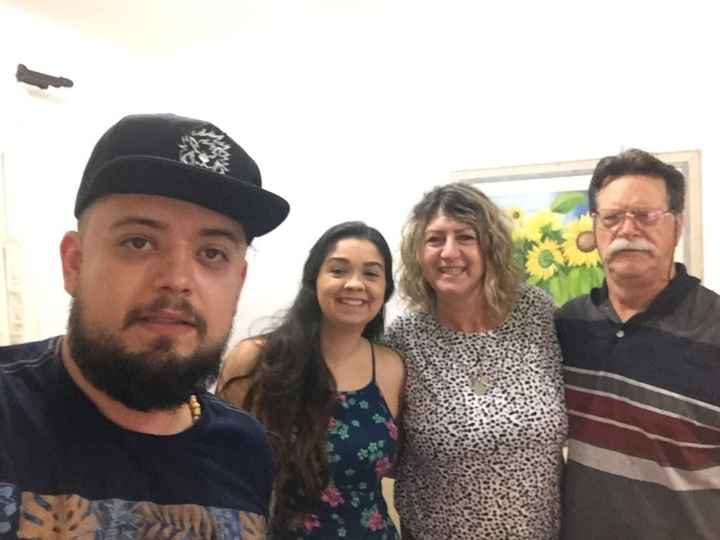 Padrinhos minha tia e meu vô