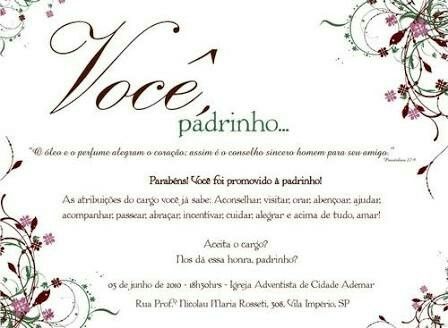 Convite padrinhos e madrinhas - 3