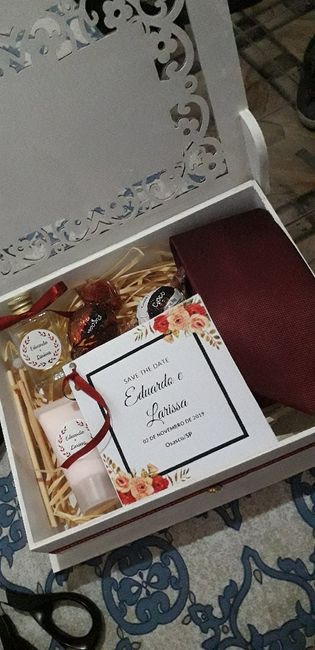 Caixinha/convite dos padrinhos 1
