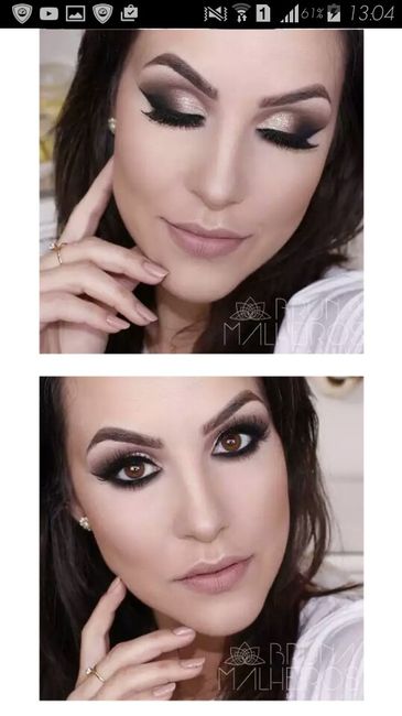 Make  ousada para noivas  #lindaa - 2