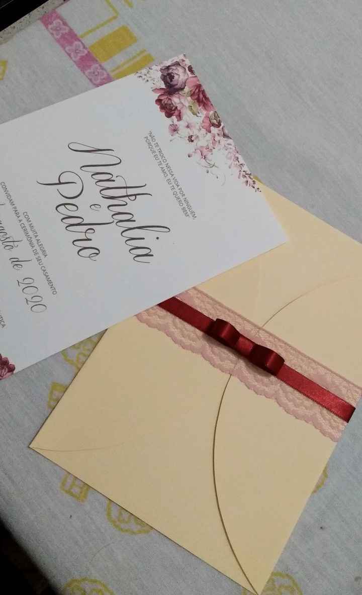 Finalizei meu convite 💌❤ #vemver 2