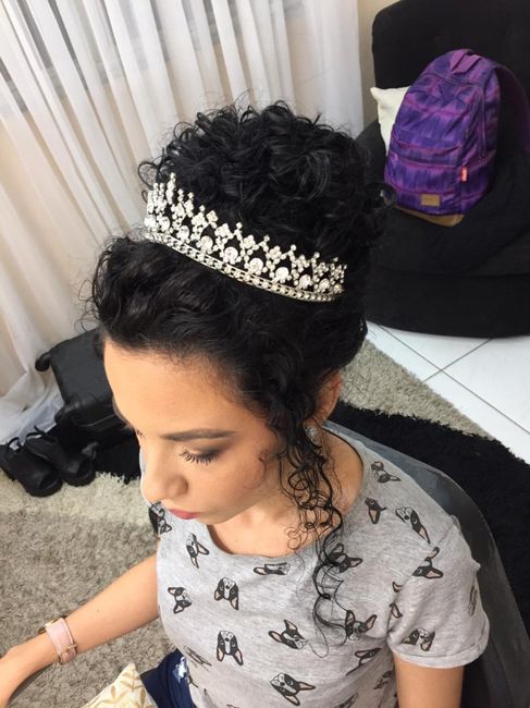 Penteado sem o véu