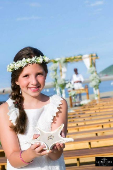 Casar na praia, como levar as alianças de um firma diferente ? - 1
