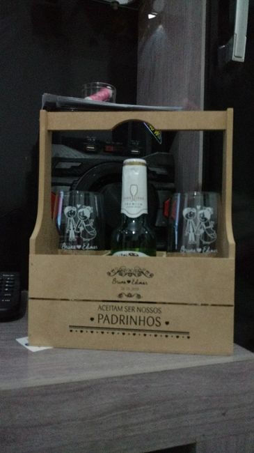 Convite dos padrinhos 😍😍 - 2