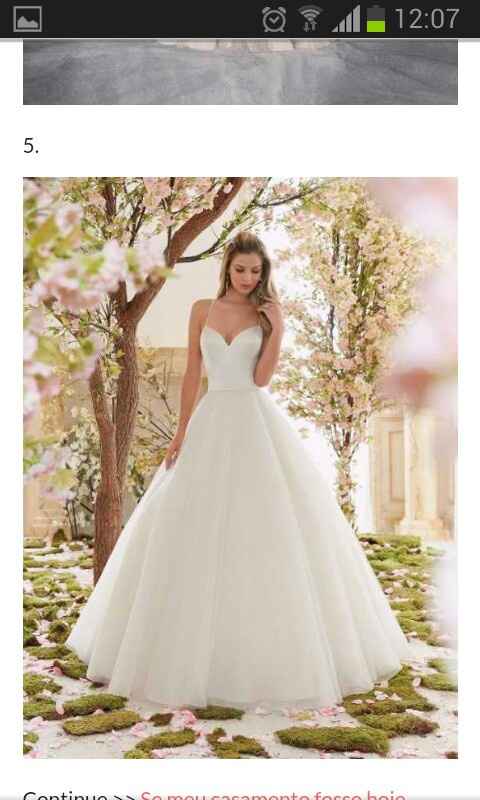 Se meu casamento fosse hoje usaria... - 1
