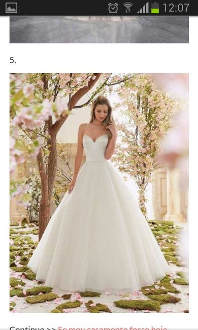 Se meu casamento fosse hoje usaria... - 1