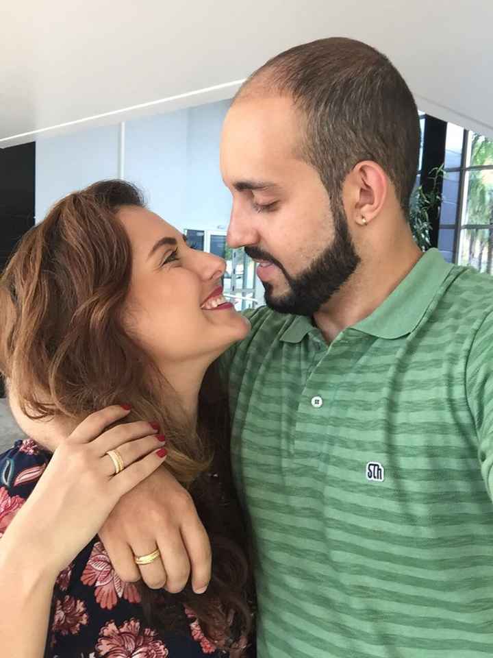 Ficamos noivos! venham ver as alianças!!!😍😍😍 - 2