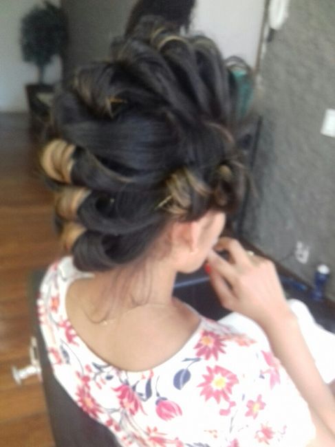 Fiz o teste do cabelo e da Make! #faltam16dias - 2