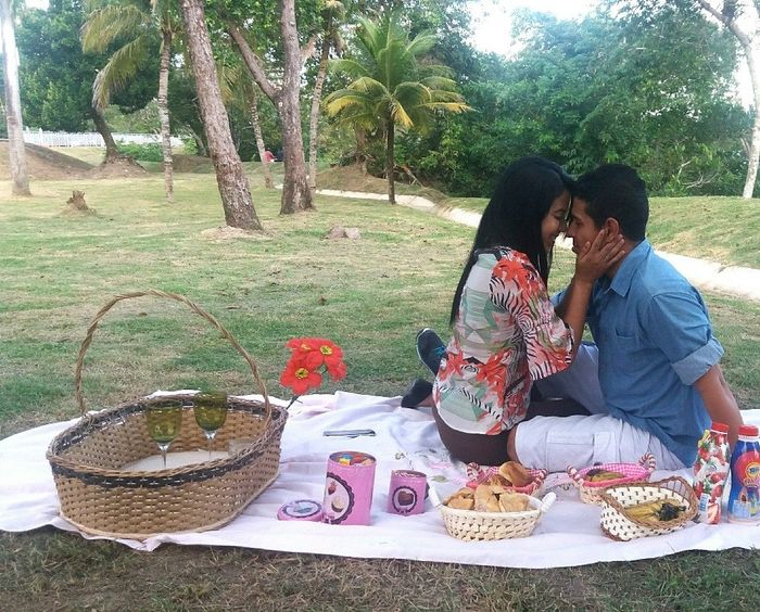 Nosso pic nic te amo meu bem