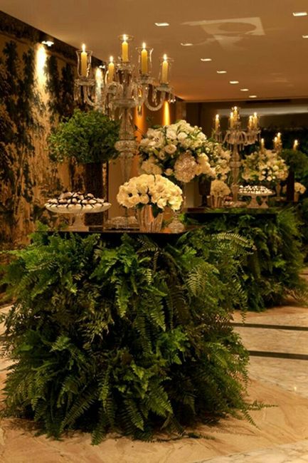 Decoração com samambaia - 2